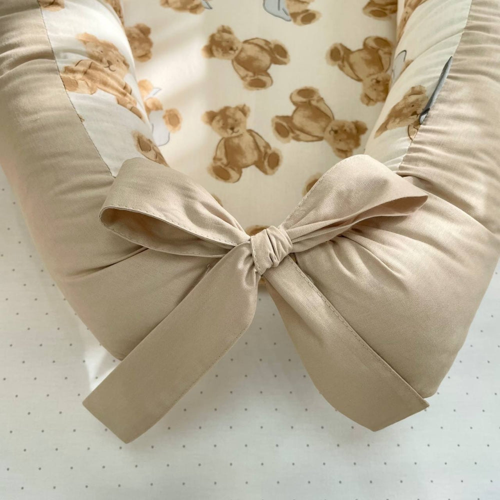 Hniezdo pre bábätko Baby Design – plyšové medvedíky