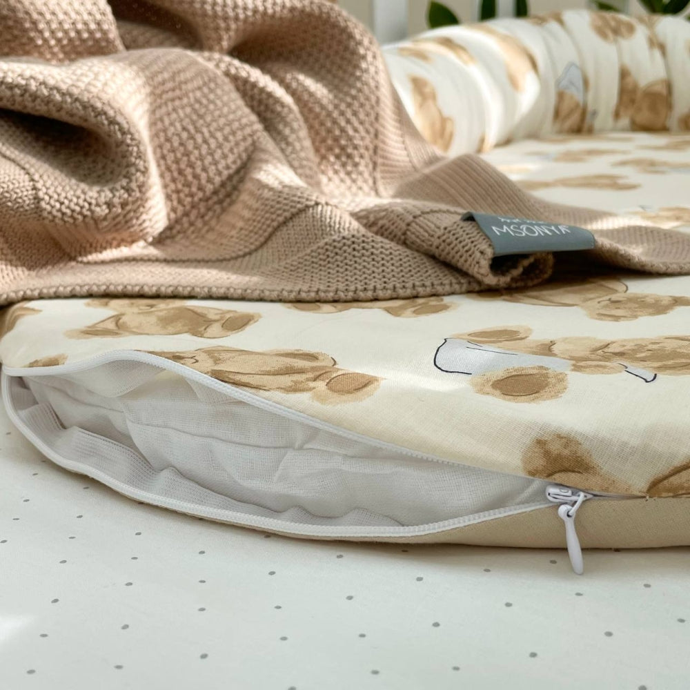 Hniezdo pre bábätko Baby Design – plyšové medvedíky