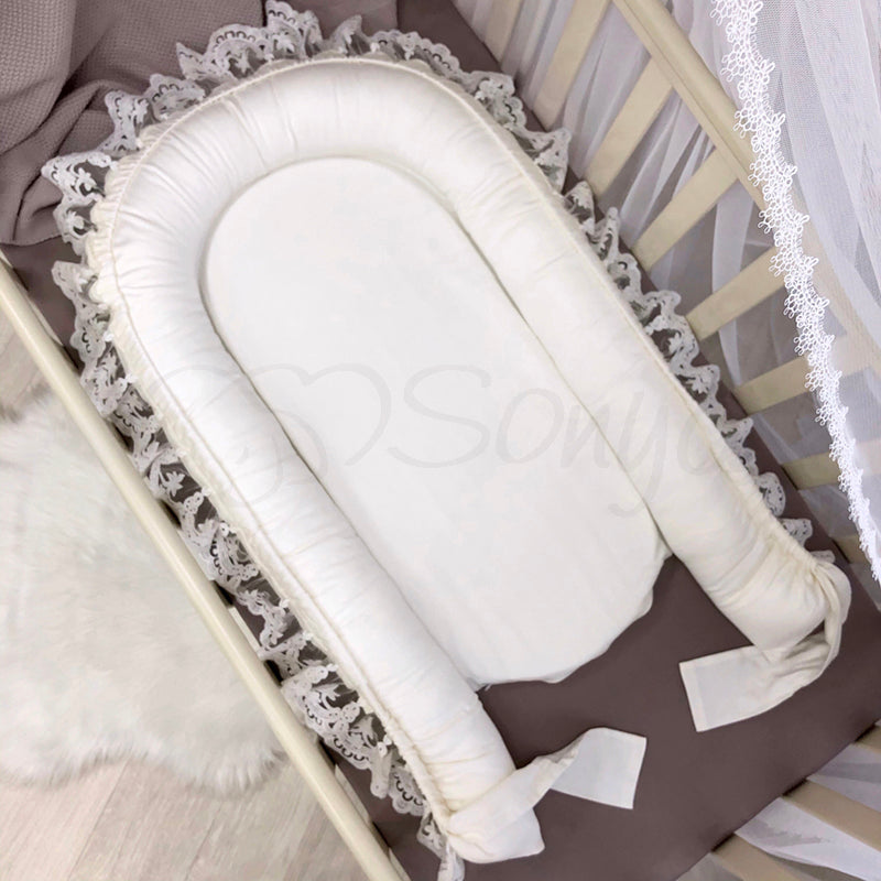 Kokon pre bábätko Elegance – mliečny