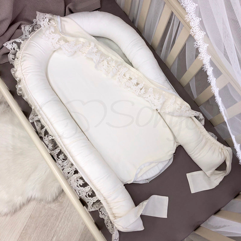 Kokon pre bábätko Elegance – mliečny