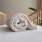 Insulated muslin baby blanket, milky, 80 × 100 cm