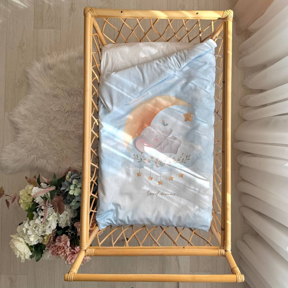Detská deka 2v1 s obliečkami Kolekcia č. 8 – Sloník