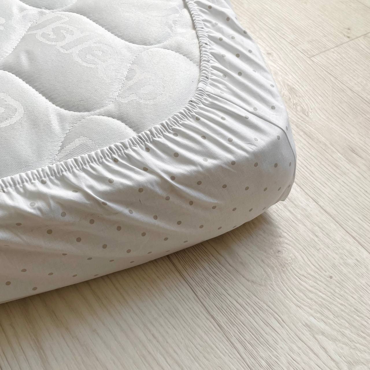 Popelínová posteľná súprava do škôlky Dino na sivej