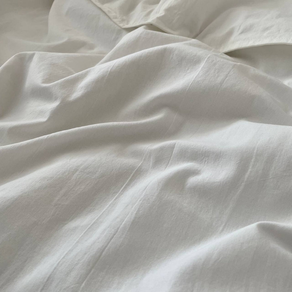 Bavlnená posteľná súprava do škôlky mliečna