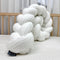 Pletený mantinel do postieľky DreamLand 120 cm biely