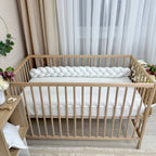 Pletený mantinel do postieľky DreamLand 120 cm biely