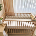 Pletený mantinel do postieľky DreamLand 120 cm latte