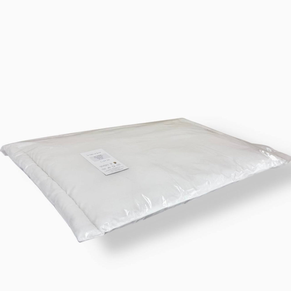 Bavlnený plochý vankúš 40 × 60 cm z labutieho páperia