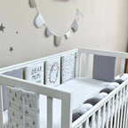 Set mantinelov do postieľky Art Design – Mozaika Ježko