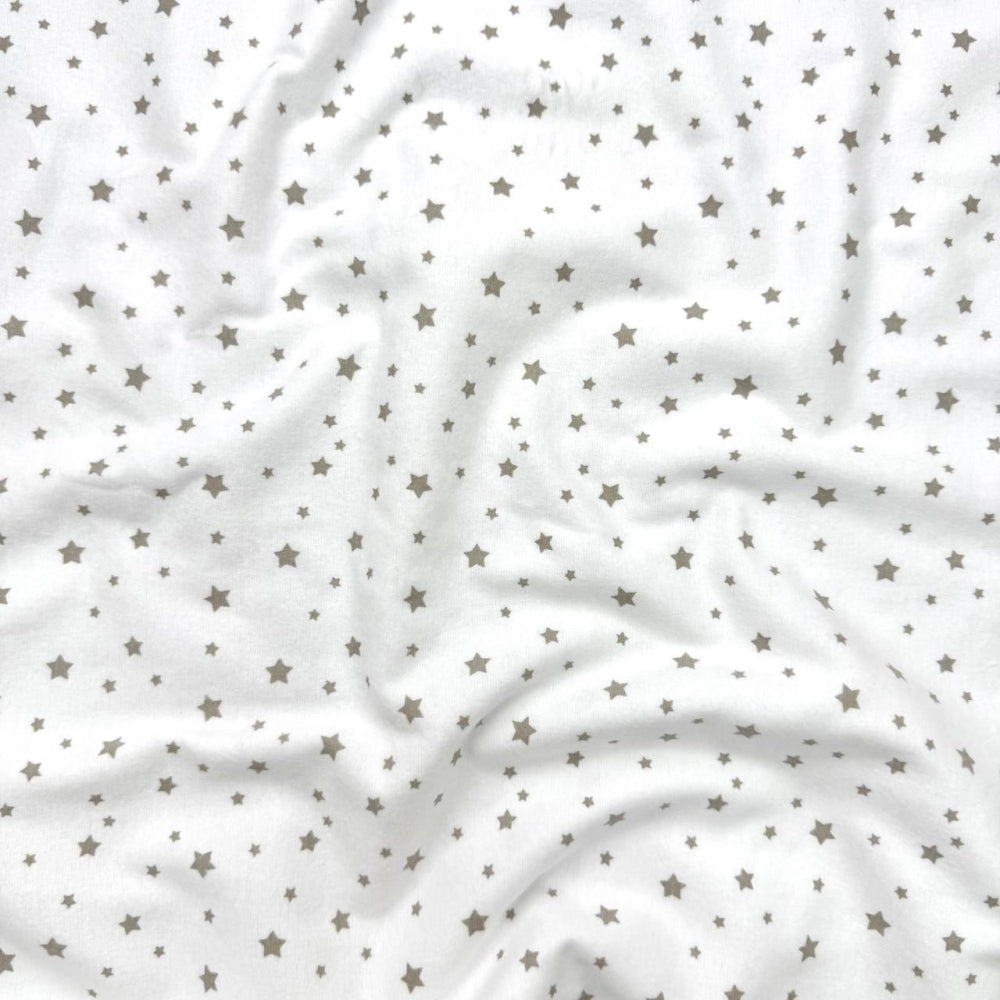 Súprava flanelových plienok Stars Galaxy 90 × 120 cm – kapučíno