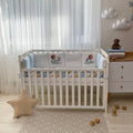 Mantinely do postieľky Art Design s vrkočom a plachtou – Baby Teddy