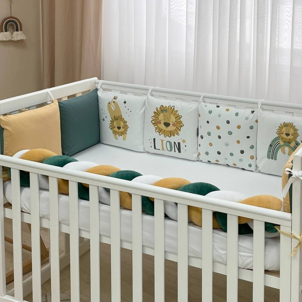 Mantinely do postieľky Art Design s vrkočom a plachtou – Levík