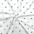 Flanelové plienky Soft Stars, súprava 80 × 100 cm – modrá