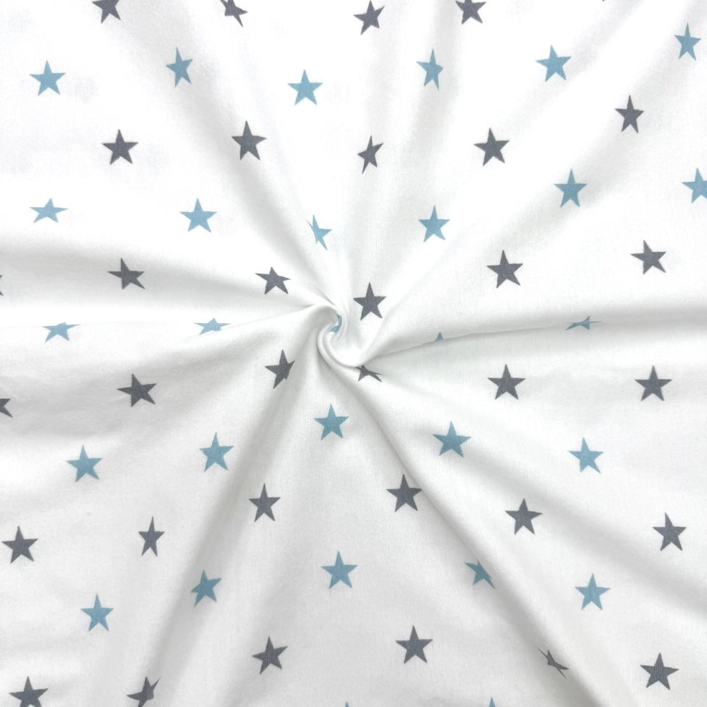 Flanelové plienky Soft Stars, súprava 80 × 100 cm – modrá