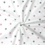 Flanelové plienky Soft Stars, súprava 80 × 100 cm –púdrová