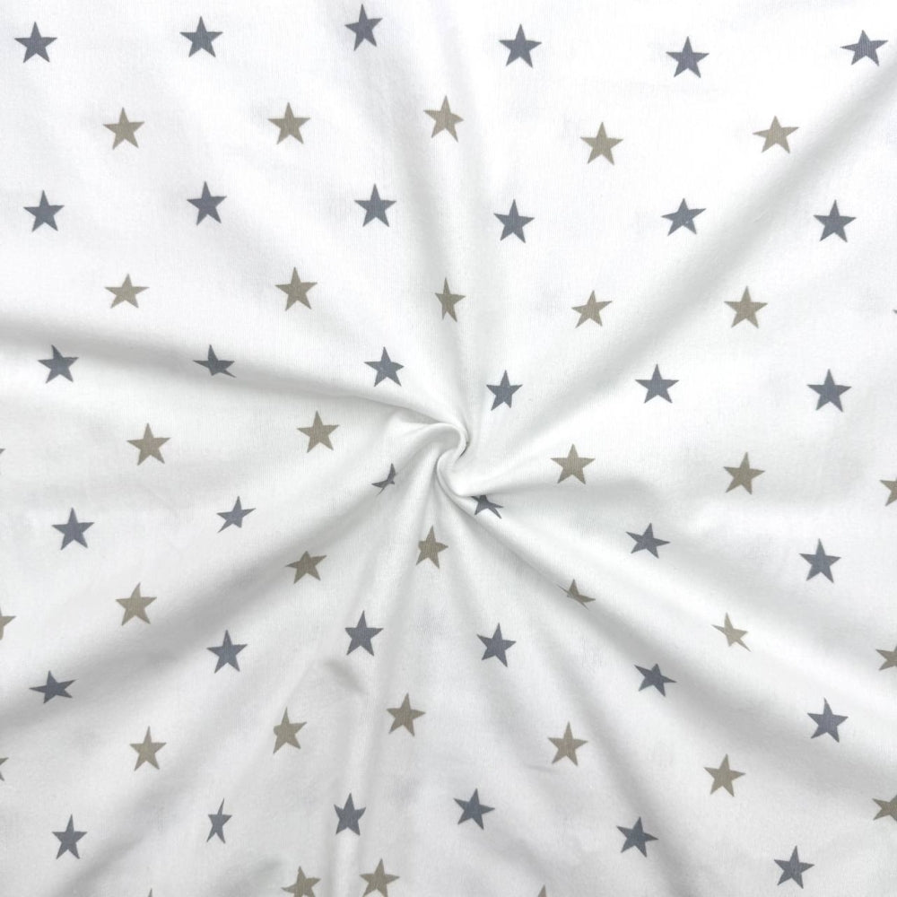 Flanelové plienky Soft Stars, súprava 80 × 100 cm – béžová