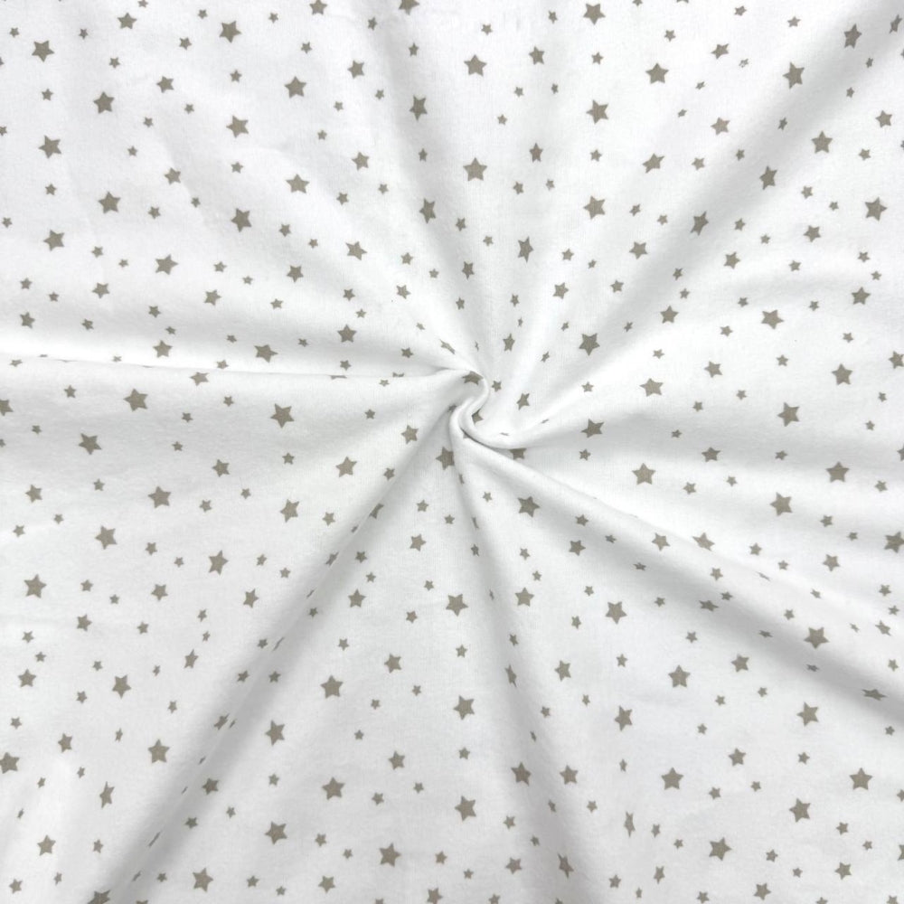 Flanelové plienky Stars Galaxy, súprava 80 × 100 cm – kapučíno