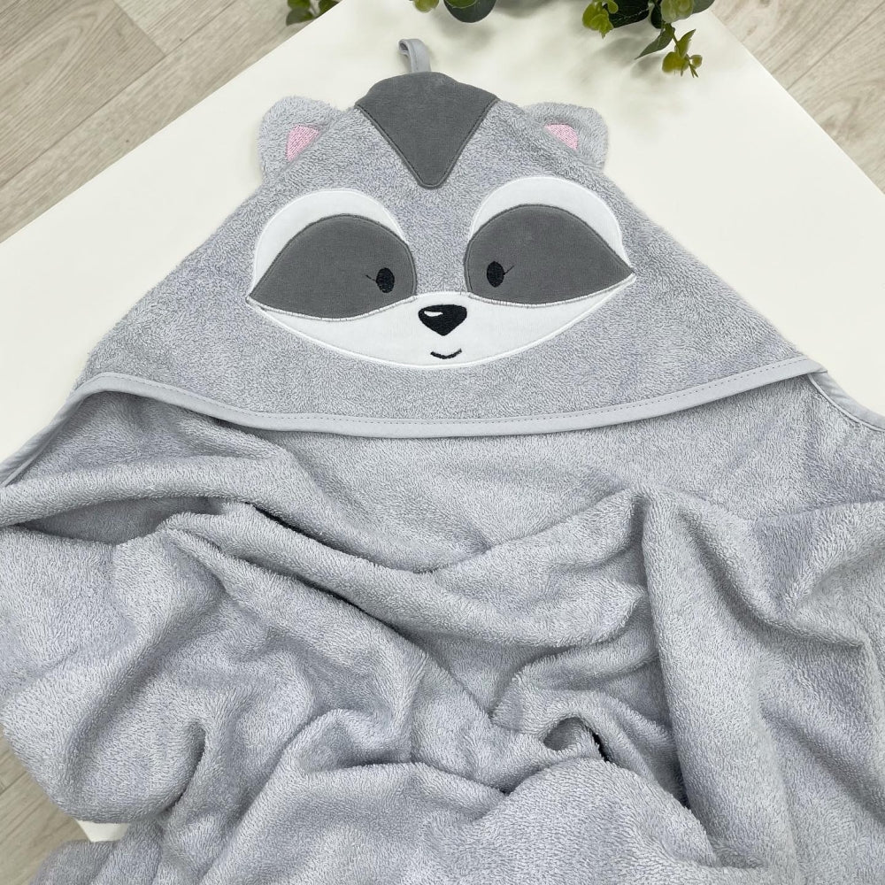 Detská osuška s kapucňou Jeleník – sivá