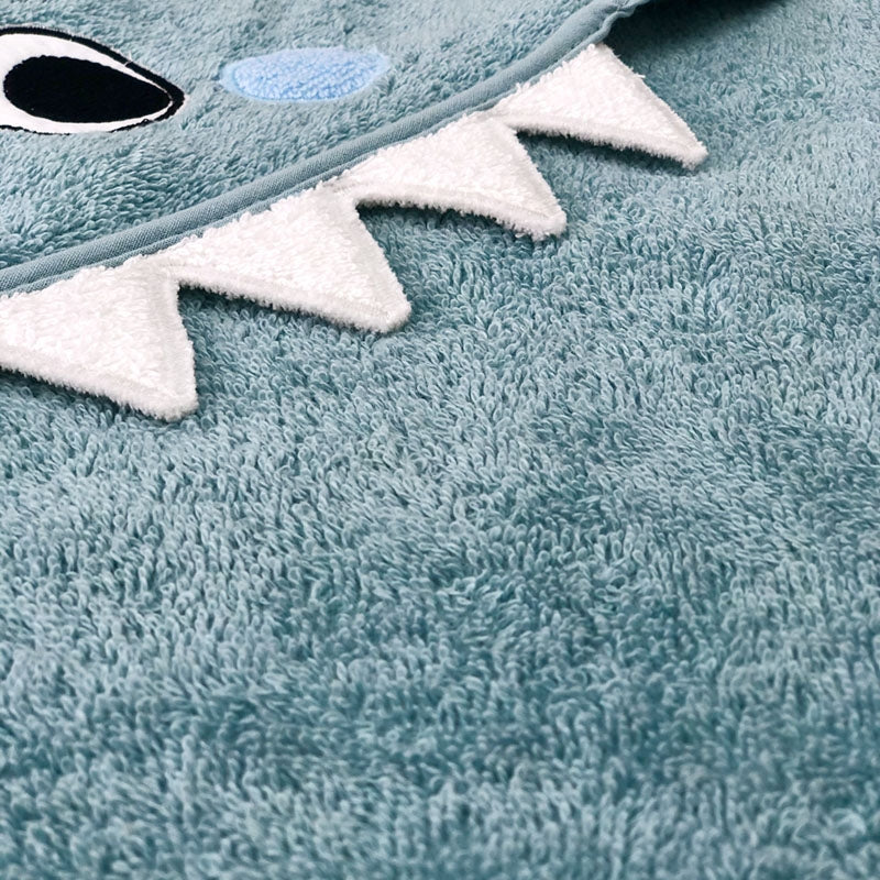 Detská osuška s kapucňou Dino – mätová