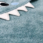 Detská osuška s kapucňou Dino – mätová