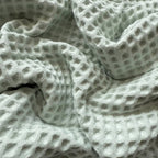 Vaflový uterák s kapucňou pre bábätko mätový, 90 × 90 cm