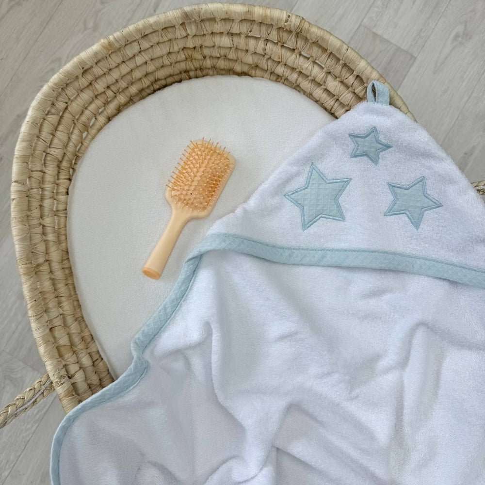 Froté osuška s kapucňou pre bábätko ľadová
