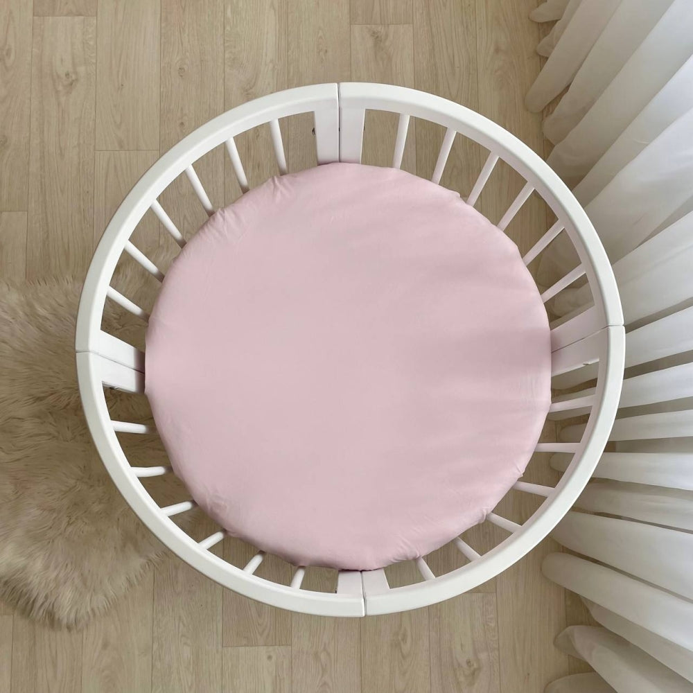 Plachta do detskej postieľky 70 × 70 cm – ružová