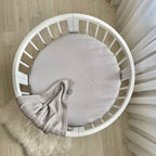 Plachta do detskej postieľky 70 × 70 cm – sivá