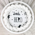 Detská plachta s potlačou do postieľky 70 × 70 cm – Little Hero
