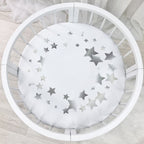 Detská plachta s potlačou do postieľky 70 × 70 cm – Súhvezdie