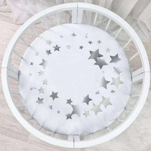 Detská plachta s potlačou do postieľky 70 × 70 cm – Súhvezdie