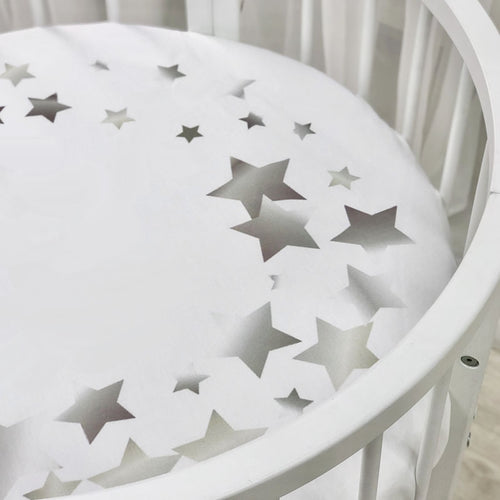 Detská plachta s potlačou do postieľky 70 × 70 cm – Súhvezdie