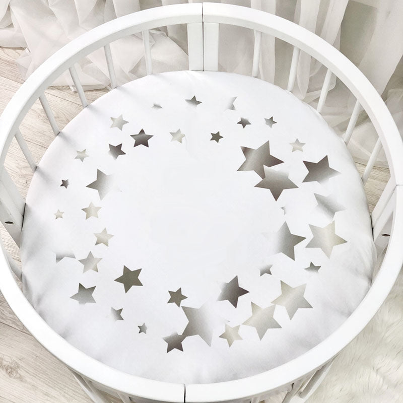 Detská plachta s potlačou do postieľky 70 × 70 cm – Súhvezdie
