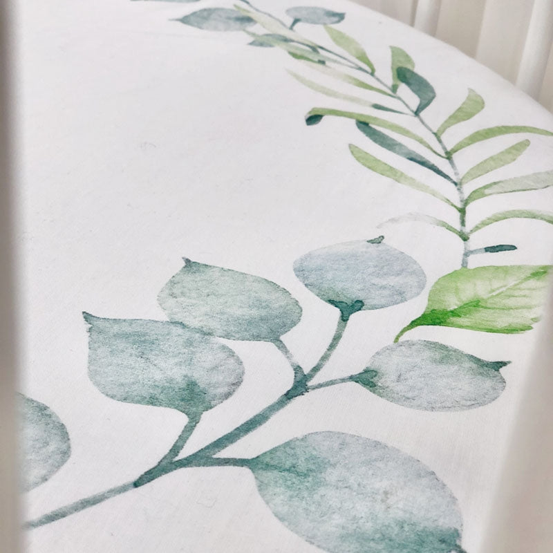 Detská plachta s potlačou do postieľky 70 × 70 cm – Zelený veniec